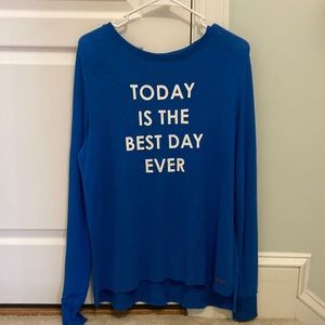 XS Blue Sweater by Peace Love World